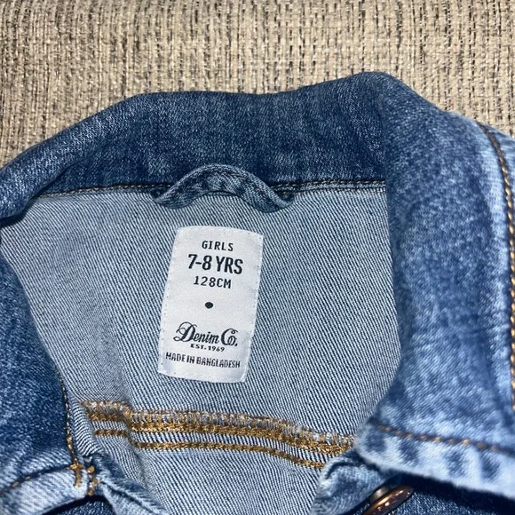 Denim&Co Classic Blue Jean Jacket for Kids - Picture 2 of 6